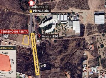 Terreno / Lote · 1000m² · Terreno en Renta a Pie de Calle
