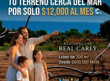 Terreno / Lote , San Pedro Pochutla · Terrenos con Vista Al Mar en Residencial Real Carey | Desde $12,000 Al Mes