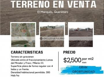 Terreno El Marques - WA.png · El Mirador: Terreno Residencial en Venta en Milenio