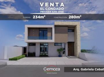 Casa en condominio · 233m² · 3 Recámaras · 3 Estacionamientos · Casa en Condominio en Venta en El Condado
