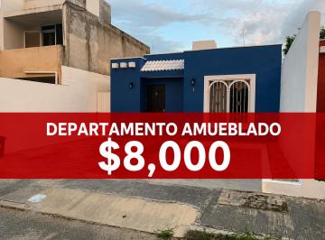 Departamento de 1 habitación, Mérida · Renta de Departamento con Servicios Incluye Luz, E Internet