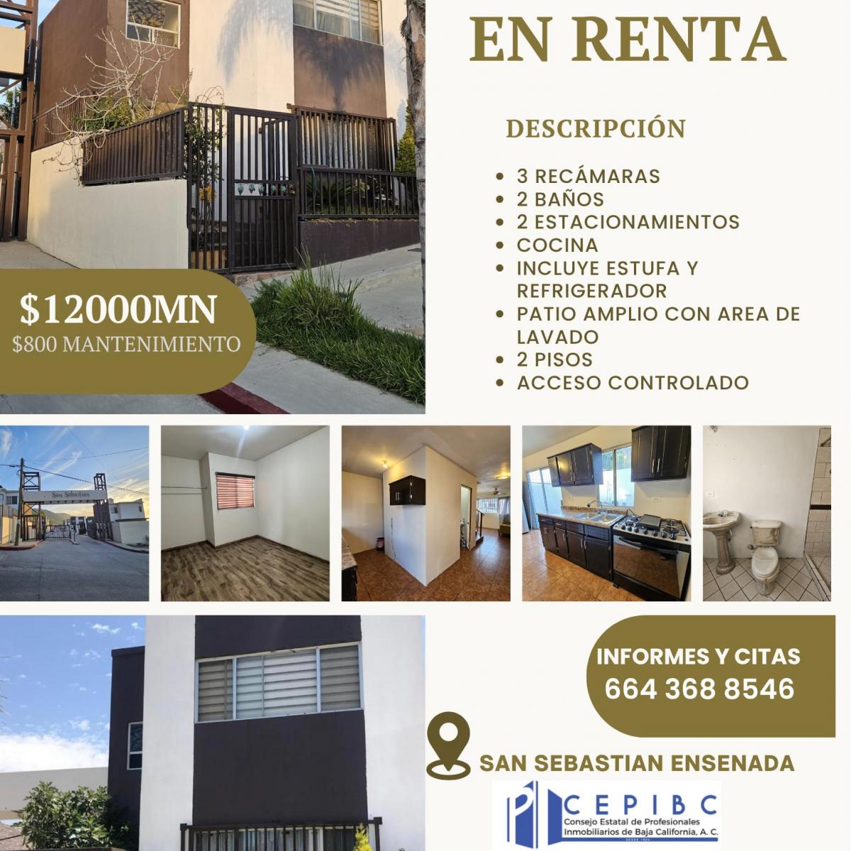 House for Rent in San Sebastian, Ensenada, Baja California