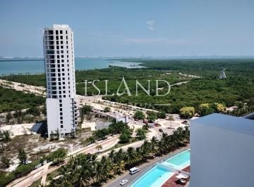 Departamento · 100m² · 1 Recámara · Rento Departamento Amueblado en Malecon Americas en Cancún, Q Roo