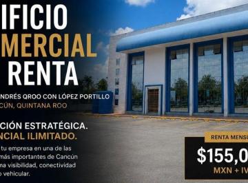 Edificio , Benito Juárez · Edificio Comercial con Bodega en Renta en Av Andrés Q. Roo – Ubicación Premium, Cancún