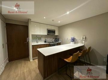 Departamento · 57m² · 1 Recámara · 1 Estacionamiento · Departamento Amueblado en Renta en Anahuac, Miguel Hidalgo Jl 26 - 3262.