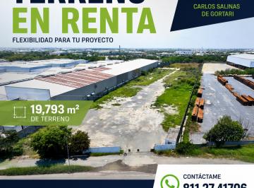 Terreno industrial , Apodaca · Terreno Comercial E Industrial en Renta – Zona Aeropuerto