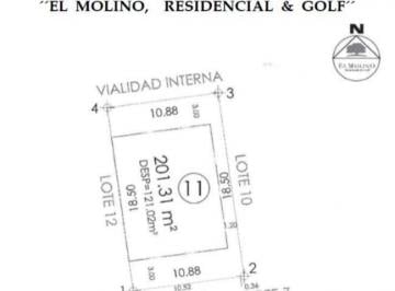 Terreno / Lote · 201m² · Terreno en El Molino Residencial y Golf