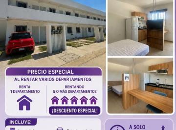 Departamento de 1 habitación, Paraíso · Renta de Lof 2 Bocas