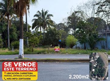 Terreno / Lote , CuitlAhuac · “terreno Comercial 2,200 m² | Carretera Federal Cuitláhuac