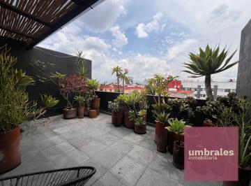 Departamento de 1 habitación, Miguel Hidalgo · Terraza de 20 m² con Vista Al Ajusco | Edificio de Javier Sánchez | Escandón
