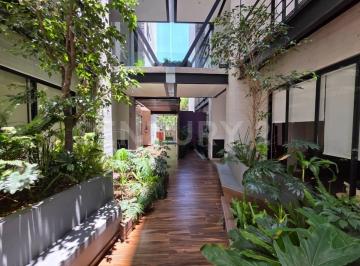 Pasillo departamentos · Departamento con Roof Garden Privado en Nápoles | Amenidades Premium