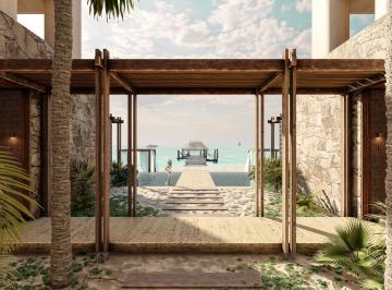 Departamento · 190m² · 3 Recámaras · 1 Estacionamiento · El Sonido del Mar, La Calma del Alma. Oceanfront Condo 3 Recs, Plunge Pool en Bahia Tankah