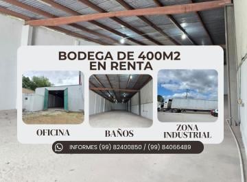 Bodega comercial de 1 habitación, Benito Juárez · Excelente Bodega de 400 m² en Av Lopez Portillo