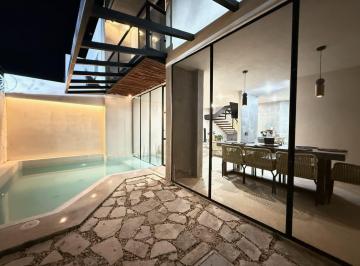 Casa · 6 Recámaras · 2 Estacionamientos · Rentó Casa en Residencial Aqua Amueblada de 6 Rec y Paneles