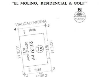 Terreno / Lote · 201m² · Terreno en El Molino Residencial y Golf