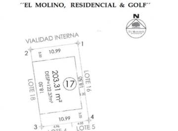 Terreno / Lote · 203m² · Terreno en El Molino Residencial y Golf