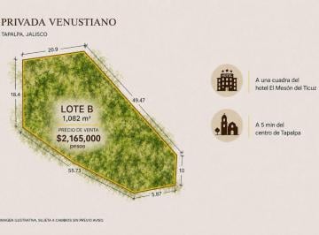 Terreno / Lote en Venta  Ciudad Tapalpa · Terreno Urbano Tapalpa Jalisco Uso Mixto Dentro del Pueblo a Una Cuadra del Hotel El Ticuz