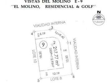 Terreno / Lote · 217m² · Terreno en El Molino Residencial y Golf
