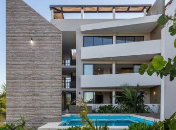 Departamento de 2 habitaciones, Dzemul · Departamento con Amplios Espacios, Vista Al Mar Desde El Rooftop, en Venta