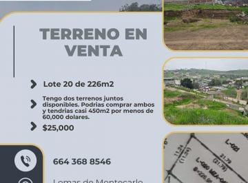 Terreno / Lote , Playas de Rosarito · Terreno en Venta