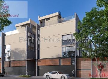 Departamento · 210m² · 3 Recámaras · 2 Estacionamientos · Departamento Tipo Townhouse en Venta en Narvarte Poniente, Benito Juárez Gis 26 - 1718