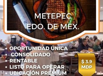 Local en centro comercial , Metepec · Restaurante en Venta