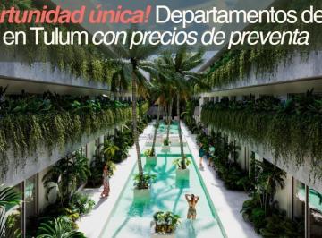 Departamento · 61m² · 2 Recámaras · 1 Estacionamiento · Departamento Tutuma. Departamento de 2 Recámaras con Sistema Lock - Off. Inversión Desde: $2,244,000 m