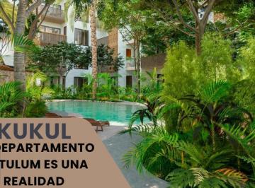 Departamento · 55m² · 1 Recámara · 1 Estacionamiento · Departamento 1 Recamara en Tulum, en Preventa