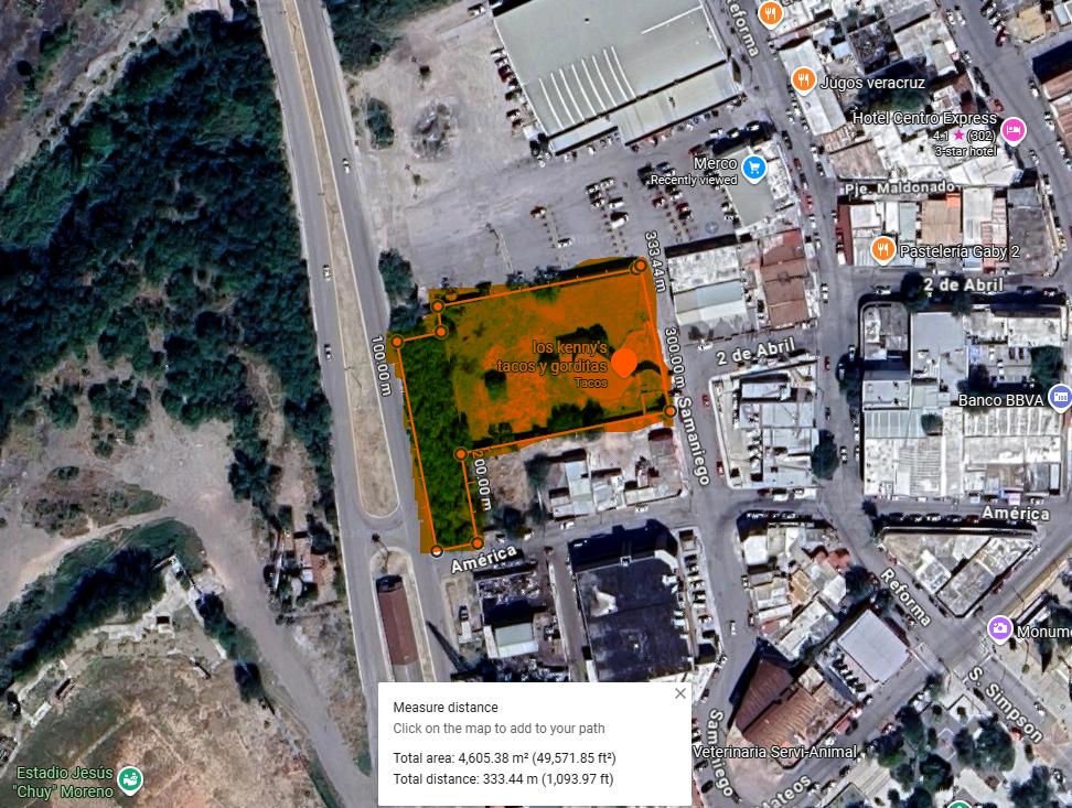 Commercial Land of 4,600 m&sup2;.
