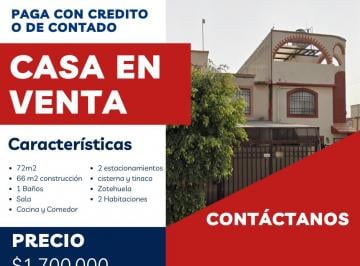 Casa de 2 habitaciones, Ecatepec de Morelos · Casa en Venta - ¡Se Aceptan Créditos Infonavit y Bancarios! - Las Américas Ecatepec