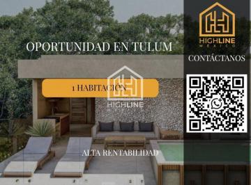 Departamento · 40m² · 1 Recámara · Departamento en Venta en Tulum de 1 Habitacion con Alberca