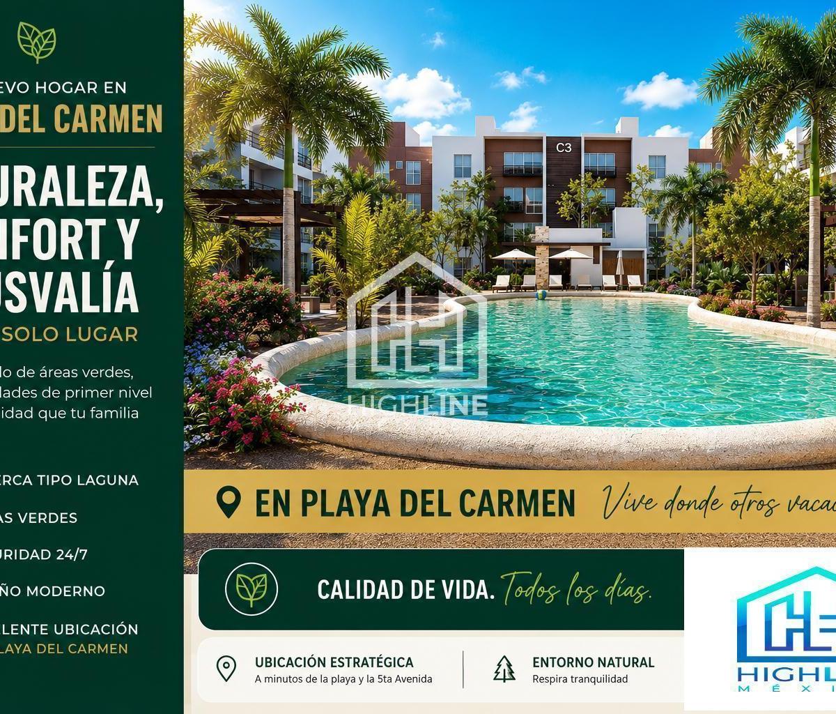 Invest in a 2-Bedroom Apartment in Playa del Carmen