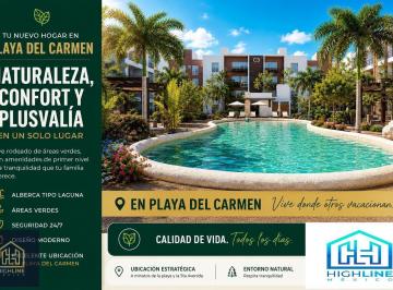 Departamento · 64m² · 2 Recámaras · 1 Estacionamiento · Invierte Departamento de 2 Recamaras en Playa del Carmen