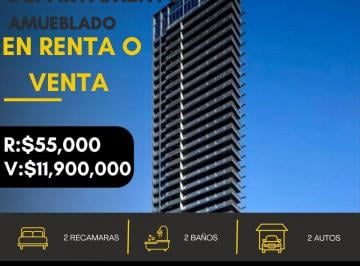 Departamento de 3 habitaciones, León · Departamento Amueblado en Renta en Torre Lumiere, 3 Recámaras