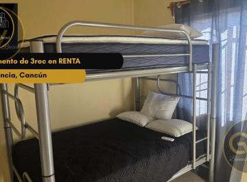 Departamento · 3 Recámaras · Departamento en Renta, Real Valencia, Cancún