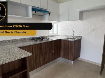 Departamento · 3 Recámaras · Departamento en Renta, 3rec, Jardines del Sur 6, Cancún