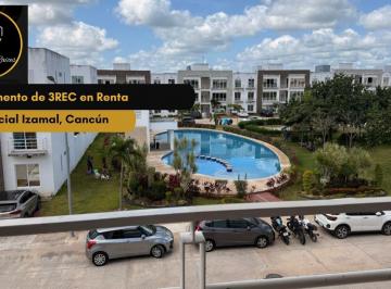 Departamento · 3 Recámaras · Departamento en Renta, Residencial Izamal, Cancún