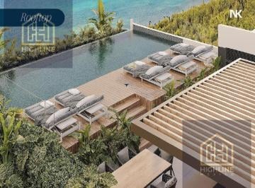 Ocean View · En Venta Departamento en Playa del Carmen Sobre La 5ta Av con Piscina y Vista Al Mar