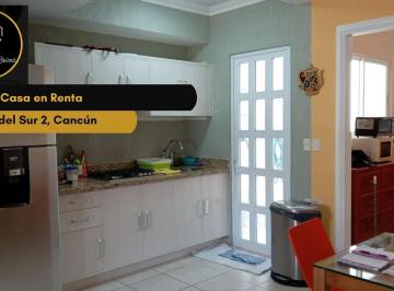 Casa · 2 Recámaras · 1 Estacionamiento · Casa en Renta de 2rec, Jardines del Sur 2, Cancún