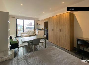 Departamento de 1 habitación, Cuauhtémoc · ¡Increíble Estudio en Renta en Roma Norte con Vista La Condesa! Incredible Studio For Rent in Roma