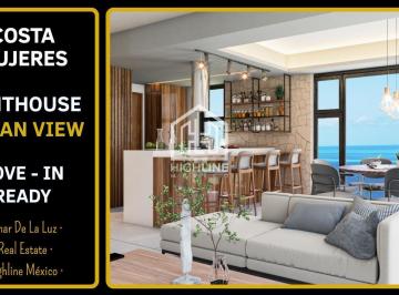 PREMIUM · Invierte en Este Penthouse de Lujo en Segunda Línea del Mar. Costa Mujeres. Entrega Inmediata.