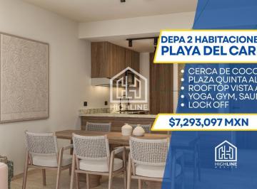 Departamento · 81m² · 2 Recámaras · 1 Estacionamiento · Departamento 2 Habitaciones Lock Off en Venta Playa del Carmen, Av 10