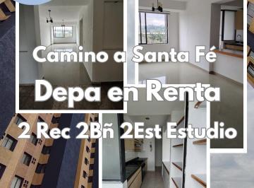 Departamento de 2 habitaciones, Alvaro Obregón · Departamento en Renta en Camino a Santa Fé, 100 m², 2 Recámaras, 2 Bñ 2 Estacionamientos