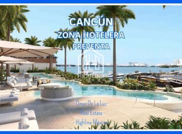 Departamento · 260m² · 3 Recámaras · 2 Estacionamientos · Departamento Exclusivo en Canún, Vista Al Mar y La Laguna. Zona Hotelera. Amenidades Premium.