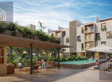 Departamento · 59m² · 2 Recámaras · 1 Estacionamiento · Departamento de 2 Habitaciones en Av Huayacán con 4 Albercas, Gimnasio y Coworking