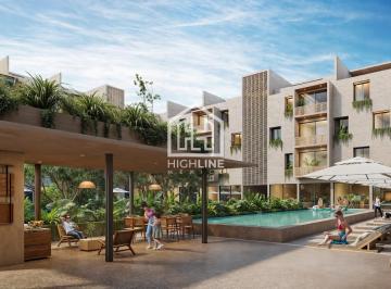 Departamento · 59m² · 2 Recámaras · 1 Estacionamiento · Departamento de 2 Habitaciones en Av Huayacán con 4 Albercas, Gimnasio y Coworking