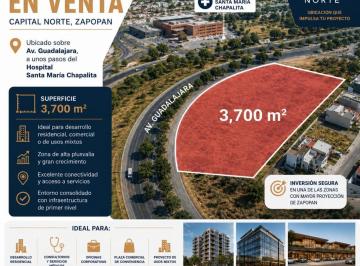 Terreno / Lote · 3700m² · Terreno en Fraccionamiento Capital Norte