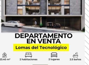 Departamento · 123m² · 2 Recámaras · 2 Estacionamientos · Departamento en Venta en Lomas del Tec
