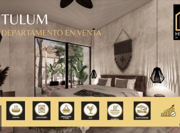 Departamento · 83m² · 1 Recámara · 1 Estacionamiento · Departamento en Tulum | Wellness, Yoga y Alto Potencial de Roi