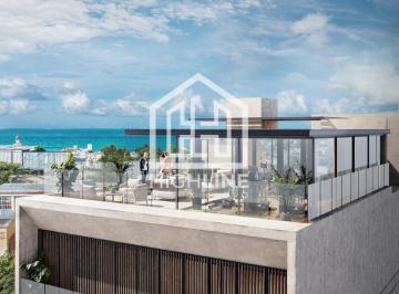 Departamento · 46m² · 1 Recámara · Departamento Estudio en Playa del Carmen, en Venta, con Vista Al Mar, a m de La Playa, y La 5ta